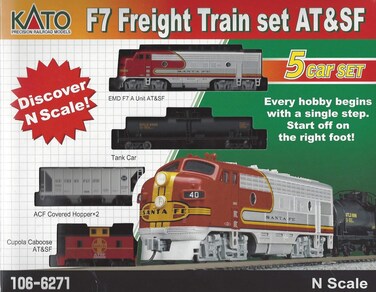N F7 Freight Train Set atSF 5Unit Set