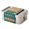 Ecolunchbox Stainless Steel Bento Box Rectangle  Holds 5 Cups Food  Leakproof