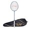 LiNing Wind Lite 700 II Carbon Graphite Badminton Strung Racket with Full Racket Cover NavyBrass