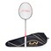 LiNing Wind Lite 800 II Carbon Graphite Badminton Strung Racket with Full Racket Cover Dark GreyRed