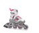 Rollerblade Bladerunner Phoenix Girls Adjustable Fitness Inline Skate White and Pink Junior Value Performance Inline Skates Youth Junior 1 to 4