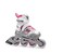 Rollerblade Bladerunner Phoenix Girls Adjustable Fitness Inline Skate White and Pink Junior Value Performance Inline Skates Youth Junior 1 to 4