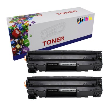 HIINK Compatible Toner Cartridge Replacement For CE285A 85A Toner Cartridge use with LaserJet Pro M1132 M1212nf M1217nfw P1102w Black 2PACK