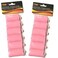 2 Pack each contains 6 rollers Soft PINK Foam Hair Styling Rollers SPONGE Curlers LARGE 1 you are getting total of 12 rollers