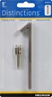 Distinctions 843211 Brushed Nickel Floating Mount 5Inch House Number 1