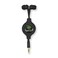 ReTrak Retractable Stereo Earbuds Comfortable and Durable Design with Premium Stereo Sound Black