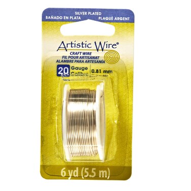 Beadalon Taiho Trading NonTarnished Silver 20 08 mm x Approx 21 ft 55 m