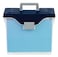 Office Depot Small Mobile File Box Letter Size ClearBlue 111092