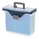 Office Depot Small Mobile File Box Letter Size ClearBlue 111092
