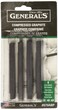 General Pencil Compressed Graphite Sticks 4Pkg Black  2B 4B  6B