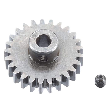 Robinson Racing Products Robinson Racing 1225 Extra Hard High Carbon Steel Motor Pinion Gear 5Mm Bore 10 Mod Pitch 25 Tooth BrownA