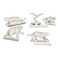Reaper 77216 Companion Animals 5 Dark Heaven Bones Plastic Miniatures