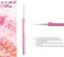 Tulip Crochet Hook Pink One Size