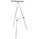 US Art Supply 66 High Classroom Silver Aluminum Flipchart Display Easel and Presentation Stand Pack of 10  Large Adjustable Floor and Tabletop Portable Tripod Holds 25 lb Writing Pads Posters
