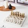 Radicaln Marble Chess Set 12 Inches White and Green Onyx Handmade Chess Sets for Adults  1 Chess Board  32 Chess Pieces  Chess Game Set for 2 Players  Outdoor Board Game