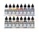 Vallejo Basic USA Acrylic Colors Paint Set 17ml Assorted Colors 057 Fl Oz Pack of 16