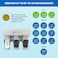 Aquasana 3Stage Under Sink Water Filter System  Kitchen Counter Claryum Filtration  Filters 99 Of Chlorine  Brushed Nickel Faucet  AQ530055