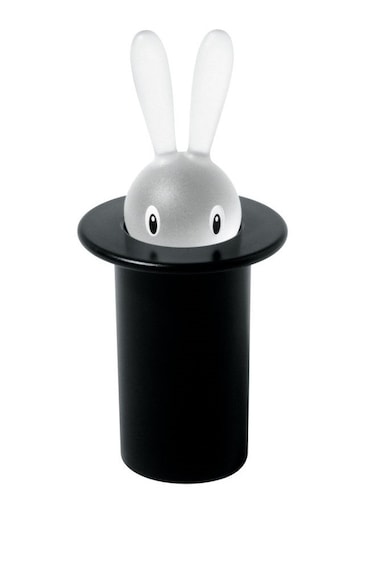 Alessi Magic Bunny Toothpick Holder Black