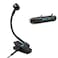 YPA M613XLR Instrument ClipOn Cardioid Condenser Microphone for SaxBrass with Integrated Shock Mount and Attached Preamplifier XLR