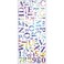 Sticko Sticker AlphaWatercolorLarge 64 Pieces 5210162 Other