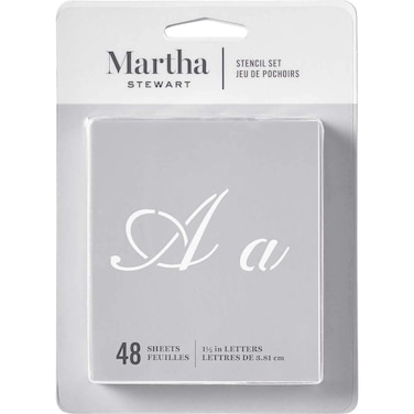 Martha Stewart Crafts Alphabet Stencil 32275 Fancy