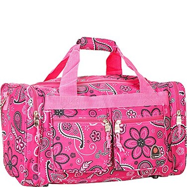 Rockland Duffel Bag PINKBANDANA 19