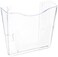 Deflecto EuroStyle DocuPocket Wall File Organizer Clear Single Pocket 10 x 1025 x 4 63001
