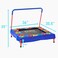 Pure Fun 36inch Preschool Jumper Kids Trampoline with Handrail Ages 3 to 7