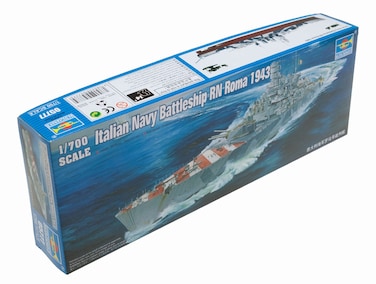 Trumpeter 1700 RN Roma Italian Navy Battleship 1943 Model Kit