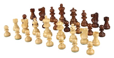 Morrigano Weighted Wood Chess Pieces 25 Inch King Pieces Only No Board