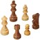 Morrigana Weighted Wood Chess Pieces 3 Inch King Pieces Only No Board