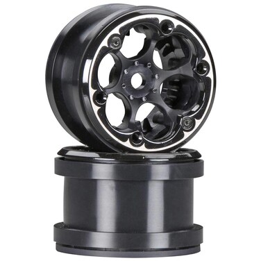 Axial AX08061 22 Comp Beadlock Wheels XR10 AXIC8061  Black
