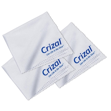 Crizal Microfiber Cleaning Cloth for Glasses 3 Pack  The Best Microfiber Cleaning Clothes Anti Reflective Coated Lenses and Eyeglasses Lenses