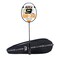 LiNing GForce Superlite Max 9 Dark GreyBlack Carbon Fiber Unstrung Badminton Racket with Free Full Cover