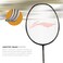 LiNing GForce Superlite Max 9 Carbon Fiber Strung Badminton Racket with Free Full Cover Dark GreyBlack