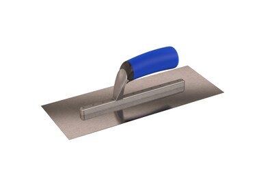 Bon 83228 Pro Plus Carbon Steel 13Inch by 5Inch Finishing Trowel Long Shank Comfort Grip Handle