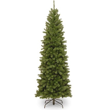 National Tree Company Artificial Slim Christmas Tree Green North Valley Spruce Includes Stand 6 Feet