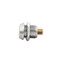 FJM Security 2615BKD Miniature Tubular Push Locks with Chrome Finish Keyed Different  1 Pack