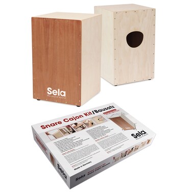 Sela SE 001 Snare Cajon Kit with Instructions and Audio CD Natural Standard SE001