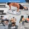 SCNWQ Push Up Board MultiFunction Portable Home Workout Equipment for Men and Women Includes Push Up Bar Plank System Resistance Bands Electronic Time Counting for Strength Training at Home