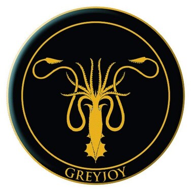 Game of Thrones Embroidered Patch Greyjoy