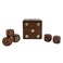 Shalinindia 3280 Five Set 23 Game Dice Box Wooden
