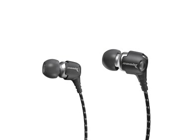 Soniq USA SE500 Pulse Earbuds Active Stereo Noise Isolation Earphones BlackChrome