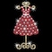 Sequin Art Style Three Mannequins Sparkling Arts and Crafts Picture Kit Creative Crafts
