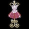 Sequin Art Style Three Mannequins Sparkling Arts and Crafts Picture Kit Creative Crafts