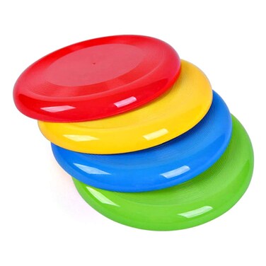 Agreatca 8 Pack 8 inch Flying Discs Flying Saucer Flyer Disks Backyard Games Fun Summer Outdoor Activity Game for Camping  Birthday Party Favors