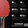 STIGA Evolution Performance Ping Pong Paddle  6ply Light Blade  2mm TournamentApproved Premium Sponge  Flared Handle for NextGen Grip  Control  Performance Table Tennis Racket