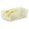AkroMils 30094 Plastic Nesting ShelfMax Storage Bin Box 24Inch x 6Inch x 6Inch Clear 10Pack