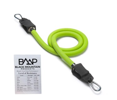 BlackMountainProductsSingleStackableResistanceBand1012Lbs Green