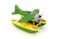 Green Toys Seaplane in Green Color  BPA Free Phthalate Free Floatplane for Improving Pincers Grip Toys and Games 9 x 95 x 6 inches